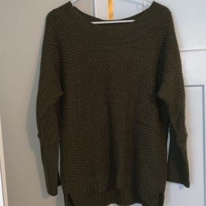 off the shoulder sweater